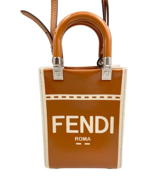 FENDI（フェンディ）FENDI (フェンディ) ショルダーポーチ ブラウンの古着・服飾アイテム