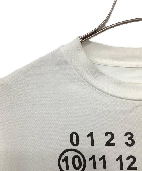 Maison Margiela（メゾンマルジェラ）Maison Margiela (メゾンマルジェラ) 半袖Tシャツ ブラック×ホワイト サイズ:44の古着・服飾アイテム