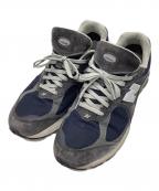 NEW BALANCEニューバランス）の古着「ローカットスニーカー」｜グレー×ネイビー