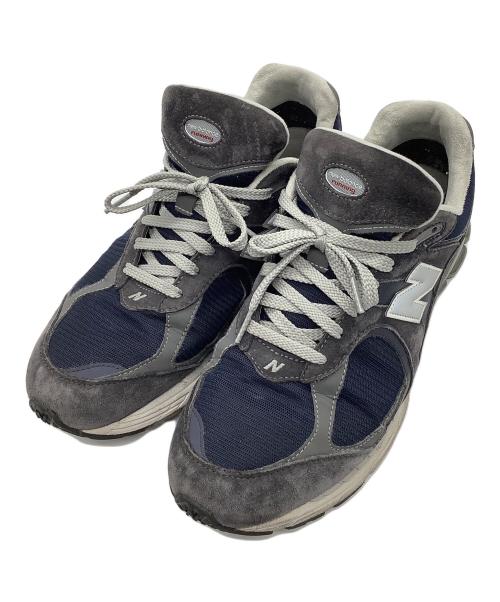 NEW BALANCE（ニューバランス）NEW BALANCE (ニューバランス) ローカットスニーカー グレー×ネイビー サイズ:29の古着・服飾アイテム