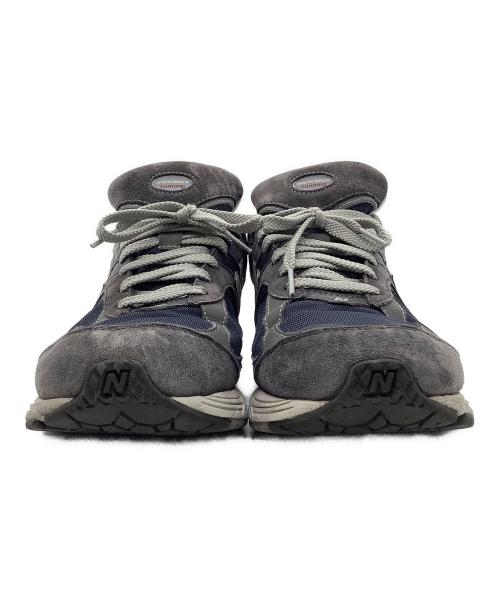 NEW BALANCE（ニューバランス）NEW BALANCE (ニューバランス) ローカットスニーカー グレー×ネイビー サイズ:29の古着・服飾アイテム