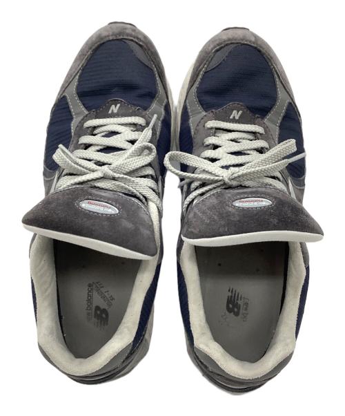 NEW BALANCE（ニューバランス）NEW BALANCE (ニューバランス) ローカットスニーカー グレー×ネイビー サイズ:29の古着・服飾アイテム