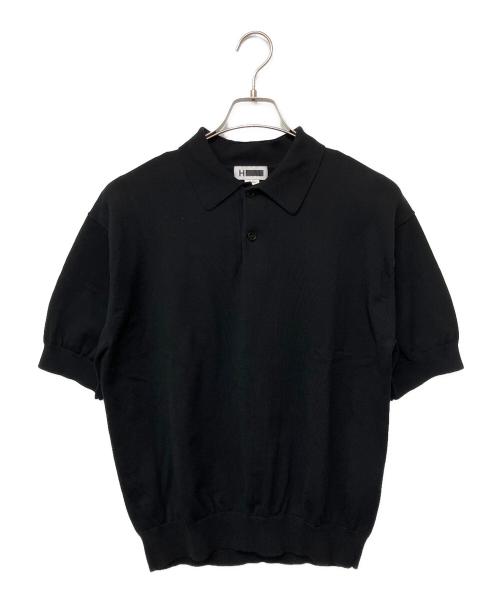 H BEAUTY&YOUTH（エイチ ビューティー&ユース）H BEAUTY&YOUTH (エイチ ビューティー&ユース) ポロシャツ ブラック サイズ:SMALLの古着・服飾アイテム