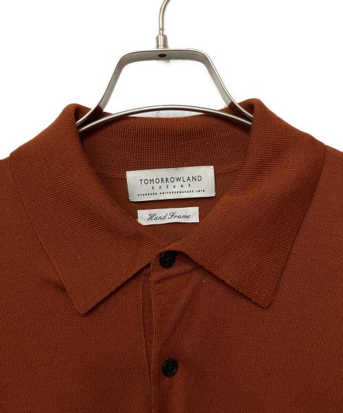 TOMORROW LAND tricot（トゥモローランド トリコ）TOMORROW LAND tricot (トゥモローランド トリコ) 薄手ニット ブラウン サイズ:Mの古着・服飾アイテム