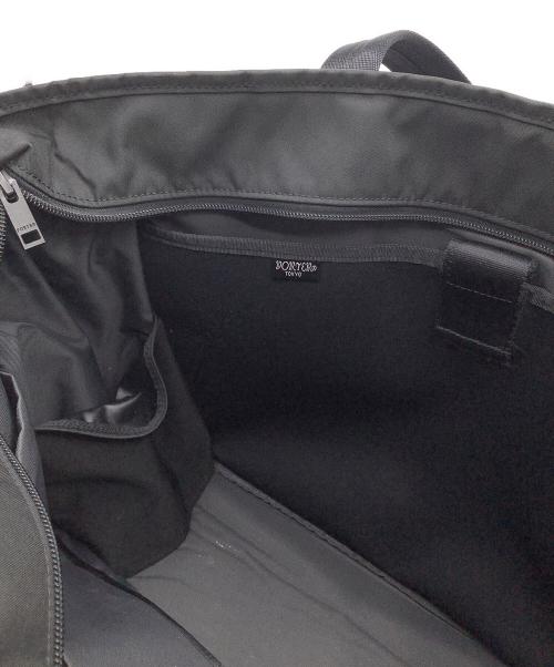 PORTER（ポーター）PORTER (ポーター) ビュー　トートバッグ ブラックの古着・服飾アイテム