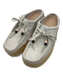 CLARKS（クラークス）の古着「Wallabeecup lo　シューズ」｜グレー