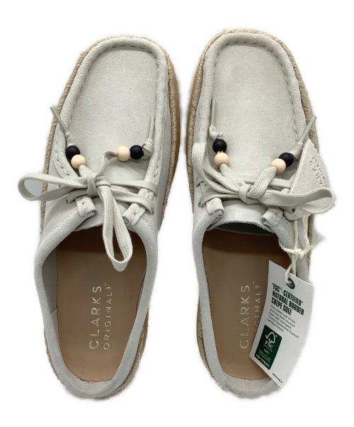 CLARKS（クラークス）CLARKS (クラークス) Wallabeecup lo　シューズ グレー サイズ:UK5の古着・服飾アイテム