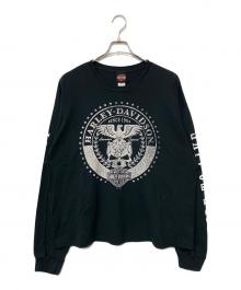 HARLEY-DAVIDSON（ハーレーダビッドソン）の古着「ロングスリーブTシャツ」｜ブラック