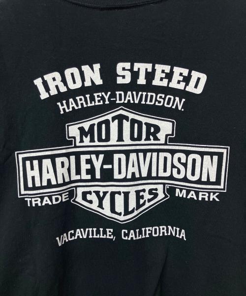 HARLEY-DAVIDSON（ハーレーダビッドソン）HARLEY-DAVIDSON (ハーレーダビッドソン) ロングスリーブTシャツ ブラック サイズ:2XLの古着・服飾アイテム