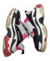 中古・古着 BALENCIAGA (バレンシアガ) TRIPLE S　スニーカー ブラック×ピンク サイズ:23：15000円