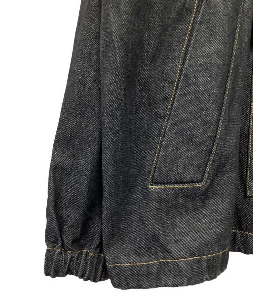 RIOT FACETASM（ライオット ファセッタズム）RIOT FACETASM (ライオット ファセッタズム) デニムアノラックパーカー ブラック サイズ:Mの古着・服飾アイテム