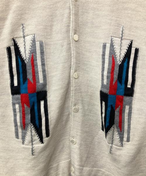 Needles（ニードルズ）Needles (ニードルズ) 薄手カーディガン ホワイト サイズ:Mの古着・服飾アイテム