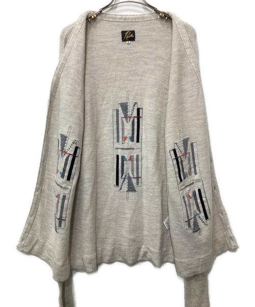Needles（ニードルズ）Needles (ニードルズ) 薄手カーディガン ホワイト サイズ:Mの古着・服飾アイテム