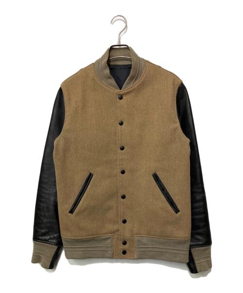 JOHN LAWRENCE SULLIVAN（ジョン ローレンス サリバン）JOHN LAWRENCE SULLIVAN (ジョン ローレンス サリバン) スタジャン ベージュ×ブラック サイズ:36の古着・服飾アイテム