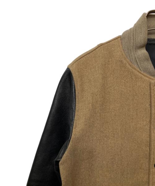 JOHN LAWRENCE SULLIVAN（ジョン ローレンス サリバン）JOHN LAWRENCE SULLIVAN (ジョン ローレンス サリバン) スタジャン ベージュ×ブラック サイズ:36の古着・服飾アイテム