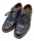 berwickバーウィック）の古着「ウィングチップシューズ」｜ブラック