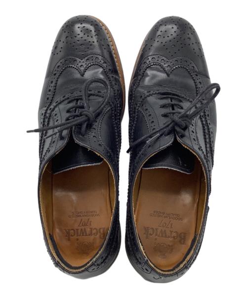 berwick（バーウィック）berwick (バーウィック) ウィングチップシューズ ブラック サイズ:5の古着・服飾アイテム