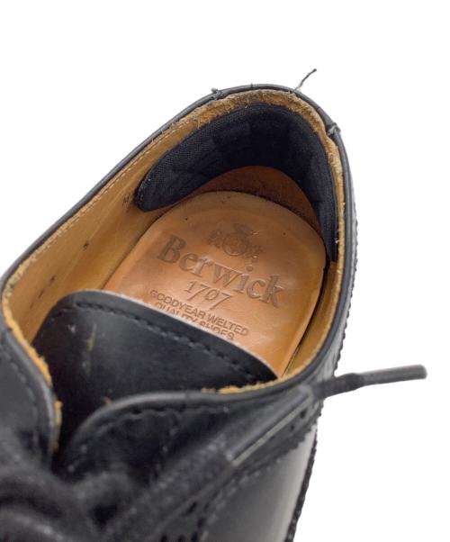 berwick（バーウィック）berwick (バーウィック) ウィングチップシューズ ブラック サイズ:5の古着・服飾アイテム