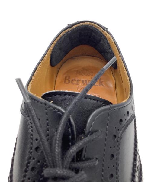 berwick（バーウィック）berwick (バーウィック) ウィングチップシューズ ブラック サイズ:5の古着・服飾アイテム