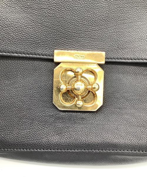 Chloe（クロエ）Chloe (クロエ) エルシー　ショルダーバッグ ブラックの古着・服飾アイテム