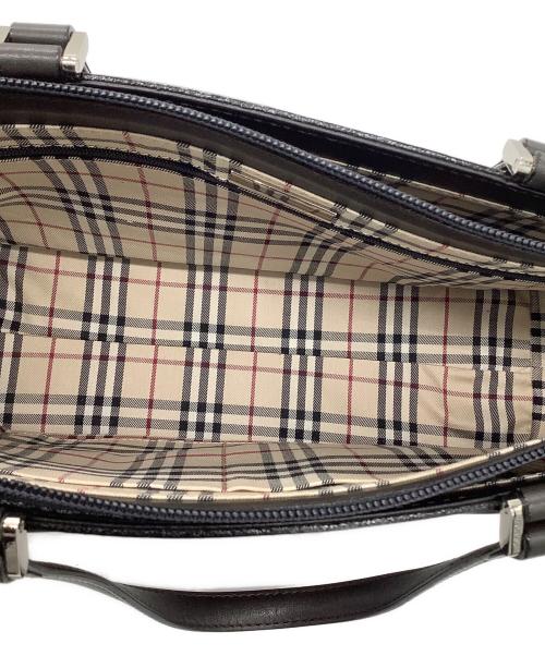 BURBERRY（バーバリー）BURBERRY (バーバリー) ハンドバッグ ブラックの古着・服飾アイテム