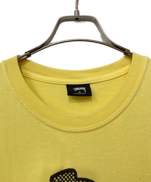 stussy（ステューシー）stussy (ステューシー) プリントTシャツ イエロー サイズ:Mの古着・服飾アイテム