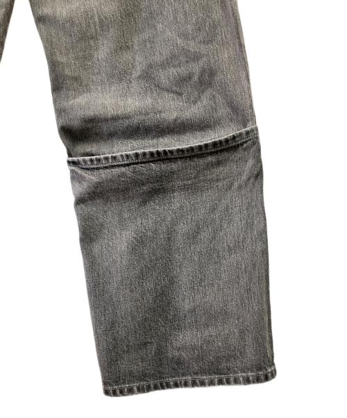 beautiful people（ビューティフルピープル）beautiful people (ビューティフルピープル) selvedge denim flip hem pants blk bleach ブラック サイズ:38の古着・服飾アイテム