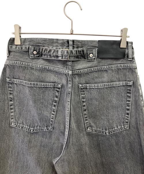 beautiful people（ビューティフルピープル）beautiful people (ビューティフルピープル) selvedge denim flip hem pants blk bleach ブラック サイズ:38の古着・服飾アイテム