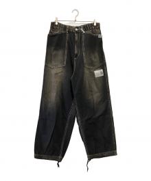 Maison MIHARA YASUHIRO（メゾン ミハラ ヤスヒロ）の古着「Denim Baker Pants」｜ブラック