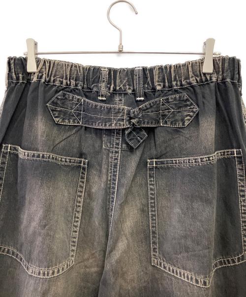 Maison MIHARA YASUHIRO（メゾン ミハラ ヤスヒロ）Maison MIHARA YASUHIRO (メゾン ミハラ ヤスヒロ) Denim Baker Pants ブラック サイズ:48の古着・服飾アイテム