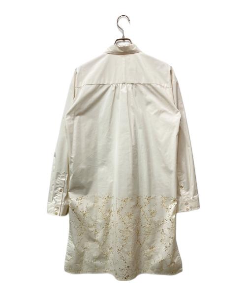 meagratia（メアグラーティア）meagratia (メアグラーティア) laser cut shirt ホワイト サイズ:2の古着・服飾アイテム