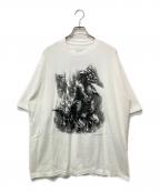 GODZILLA THE ART×Ryota Daimonゴジラ ザ アート×リョウタ ダイモン）の古着「半袖Tシャツ」｜ホワイト
