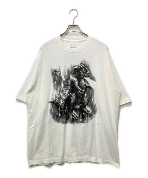 GODZILLA THE ART（ゴジラ ザ アート）GODZILLA THE ART (ゴジラ ザ アート) Ryota Daimon (リョウタ ダイモン) 半袖Tシャツ ホワイト サイズ:XLの古着・服飾アイテム