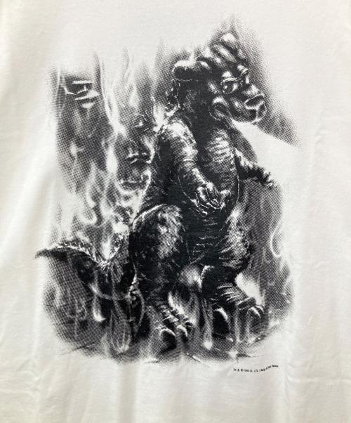 GODZILLA THE ART（ゴジラ ザ アート）GODZILLA THE ART (ゴジラ ザ アート) Ryota Daimon (リョウタ ダイモン) 半袖Tシャツ ホワイト サイズ:XLの古着・服飾アイテム