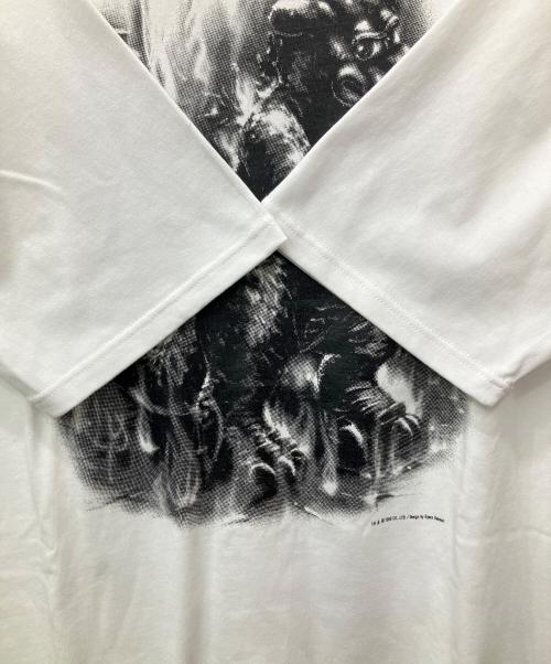 GODZILLA THE ART（ゴジラ ザ アート）GODZILLA THE ART (ゴジラ ザ アート) Ryota Daimon (リョウタ ダイモン) 半袖Tシャツ ホワイト サイズ:XLの古着・服飾アイテム