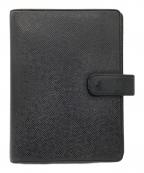 LOUIS VUITTONルイ ヴィトン）の古着「タイガ　アジェンダ MM　手帳カバー」｜ブラック