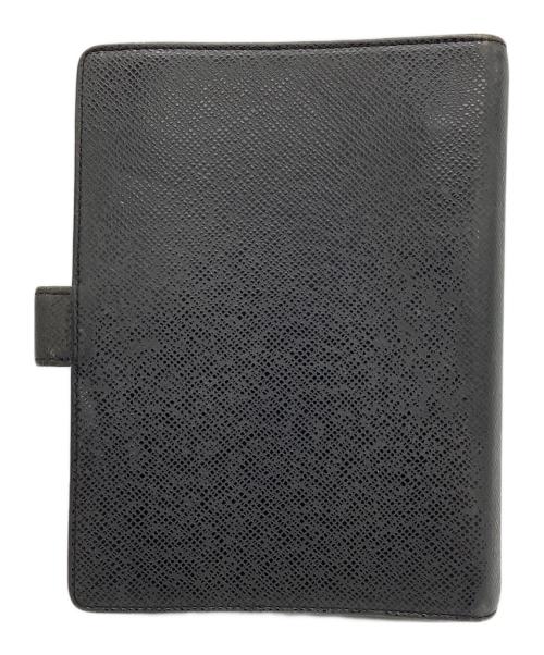 LOUIS VUITTON（ルイ ヴィトン）LOUIS VUITTON (ルイ ヴィトン) タイガ　アジェンダ MM　手帳カバー ブラックの古着・服飾アイテム
