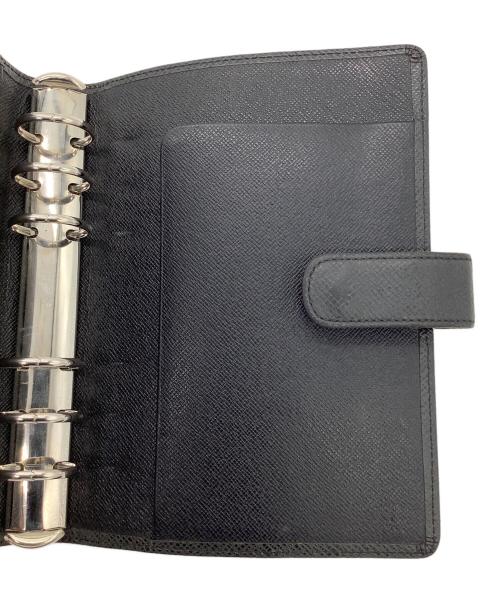 LOUIS VUITTON（ルイ ヴィトン）LOUIS VUITTON (ルイ ヴィトン) タイガ　アジェンダ MM　手帳カバー ブラックの古着・服飾アイテム