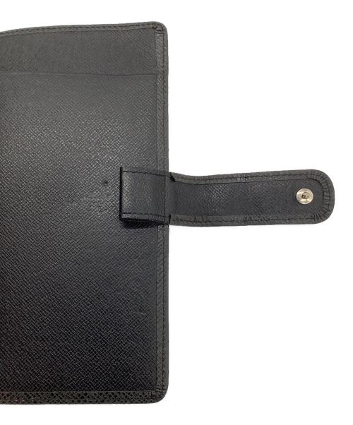 LOUIS VUITTON（ルイ ヴィトン）LOUIS VUITTON (ルイ ヴィトン) タイガ　アジェンダ MM　手帳カバー ブラックの古着・服飾アイテム
