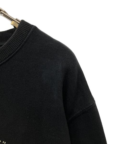 stussy（ステューシー）stussy (ステューシー) クルーネックスウェット ブラック サイズ:Mの古着・服飾アイテム
