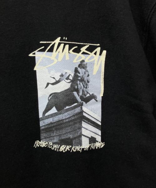 stussy（ステューシー）stussy (ステューシー) クルーネックスウェット ブラック サイズ:Mの古着・服飾アイテム