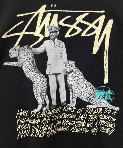stussy（ステューシー）stussy (ステューシー) クルーネックスウェット ブラック サイズ:Mの古着・服飾アイテム