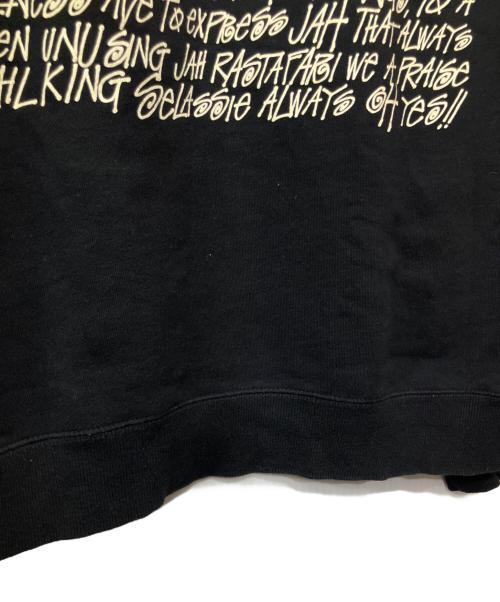 stussy（ステューシー）stussy (ステューシー) クルーネックスウェット ブラック サイズ:Mの古着・服飾アイテム