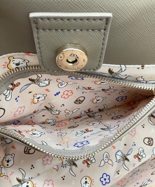 Samantha Thavasa（サマンサタバサ）Samantha Thavasa (サマンサタバサ) Disney (ディズニー) ハンドバッグ アイボリー×ブラウンの古着・服飾アイテム