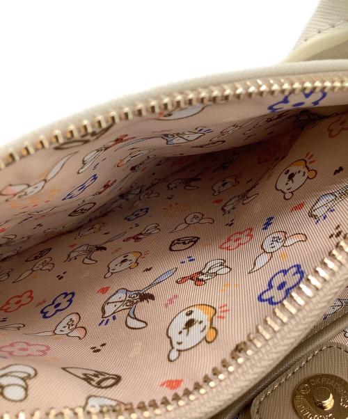 Samantha Thavasa（サマンサタバサ）Samantha Thavasa (サマンサタバサ) Disney (ディズニー) ハンドバッグ アイボリー×ブラウンの古着・服飾アイテム