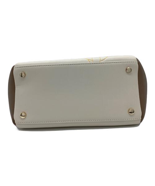 Samantha Thavasa（サマンサタバサ）Samantha Thavasa (サマンサタバサ) Disney (ディズニー) ハンドバッグ アイボリー×ブラウンの古着・服飾アイテム