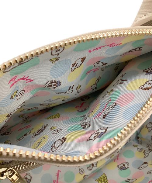 Samantha Thavasa（サマンサタバサ）Samantha Thavasa (サマンサタバサ) PEANUTS (ピーナッツ) ハンドバッグ ベージュの古着・服飾アイテム