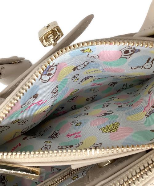 Samantha Thavasa（サマンサタバサ）Samantha Thavasa (サマンサタバサ) PEANUTS (ピーナッツ) ハンドバッグ ベージュの古着・服飾アイテム