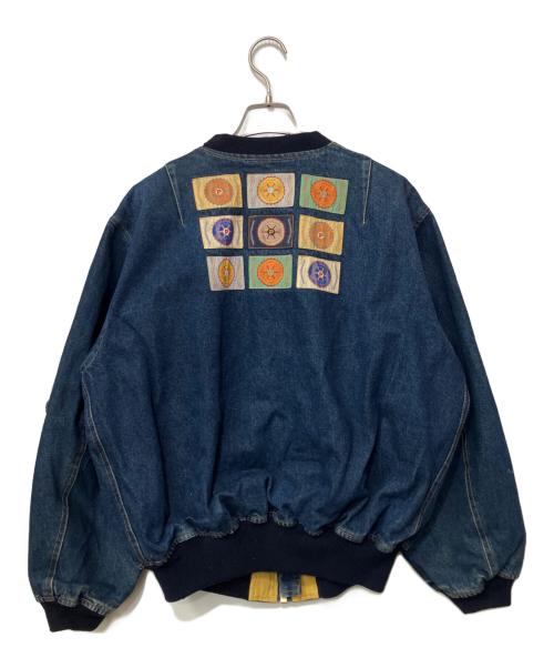 PINK HOUSE（ピンクハウス）PINK HOUSE (ピンクハウス) デニムボンバージャケット ブルー サイズ:不明の古着・服飾アイテム