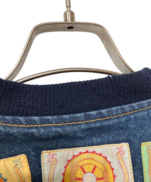 PINK HOUSE（ピンクハウス）PINK HOUSE (ピンクハウス) デニムボンバージャケット ブルー サイズ:不明の古着・服飾アイテム